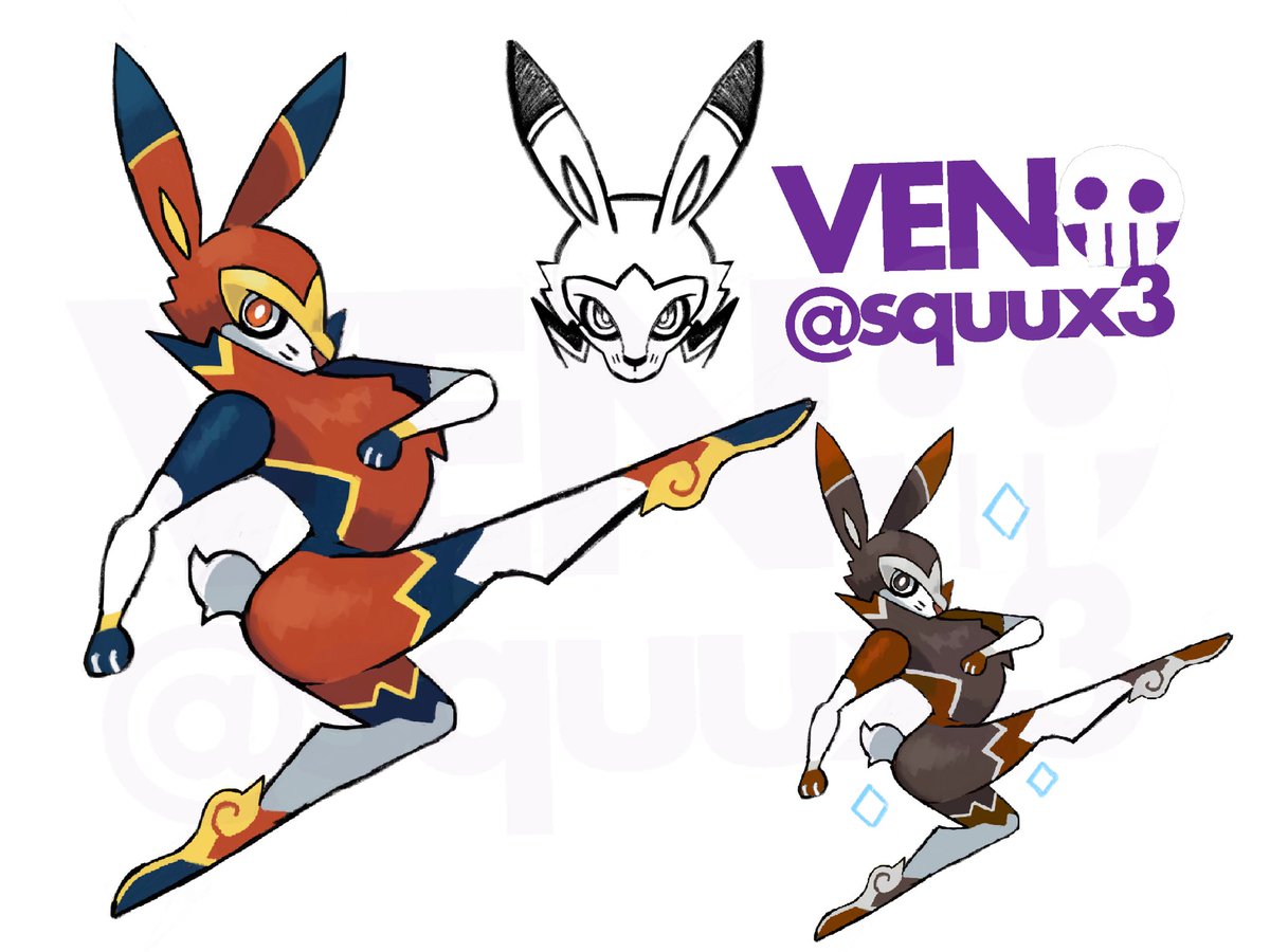 Cinderace redesign #fakemon #pokemon #art #pokemonredesign #cinderace