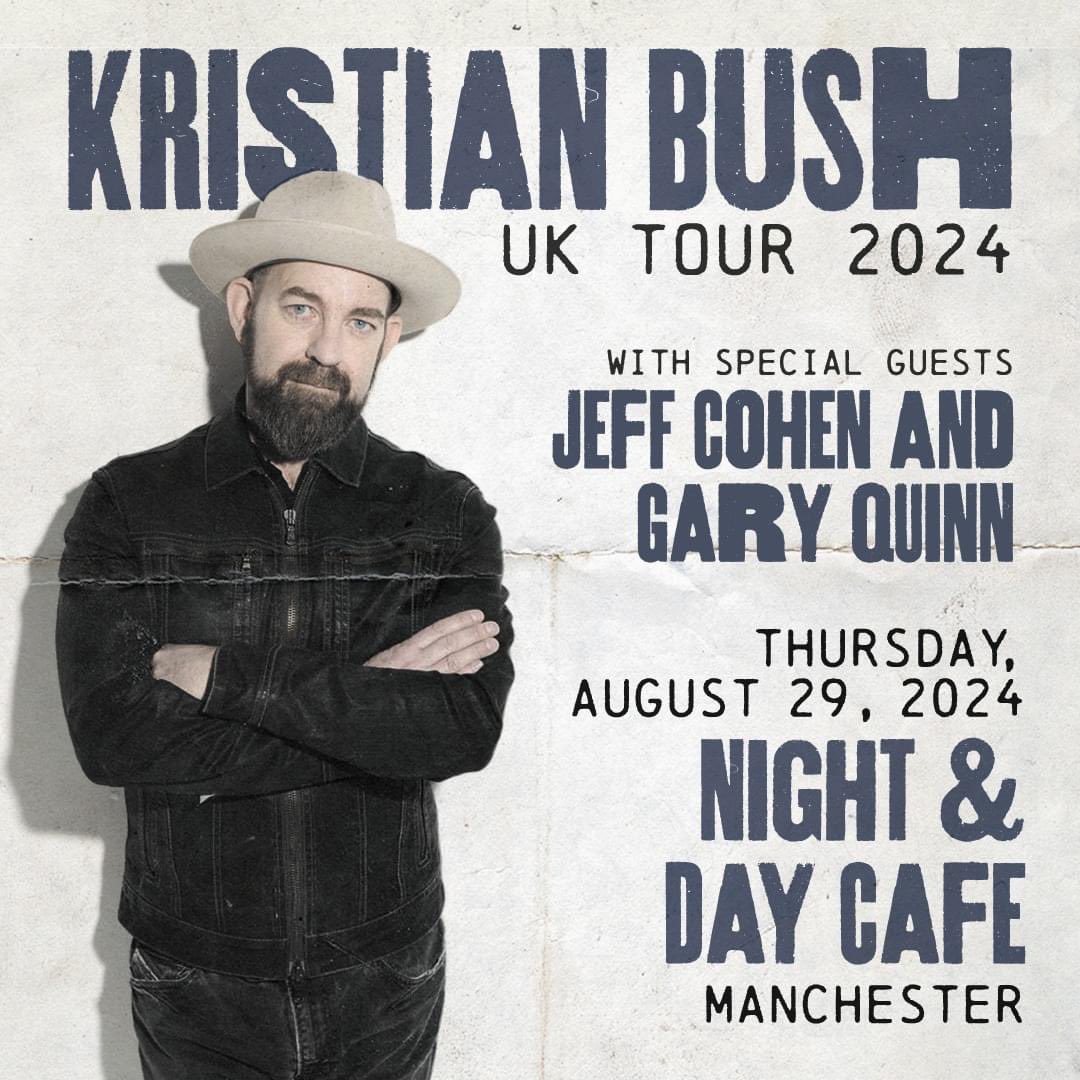 G A R Y Q U I N N ☘️ (@garyquinnmusic) on Twitter photo I'm incredibly excited to be bringing my friend <a href="/kristianbush/">Kristian Bush</a> to Manchester to play <a href="/nightanddaycafe/">Night & Day Cafe</a> on Thursday Aug 29th. Equally happy to have my buddy Jeff Cohen joining the bill along with myself on the night!
Grab your tickets now >> tktp.as/EJXPNB I'm incredibly excited to be bringing my friend <a href="/kristianbush/">Kristian Bush</a> to Manchester to play <a href="/nightanddaycafe/">Night & Day Cafe</a> on Thursday Aug 29th. Equally happy to have my buddy Jeff Cohen joining the bill along with myself on the night!
Grab your tickets now >> tktp.as/EJXPNB