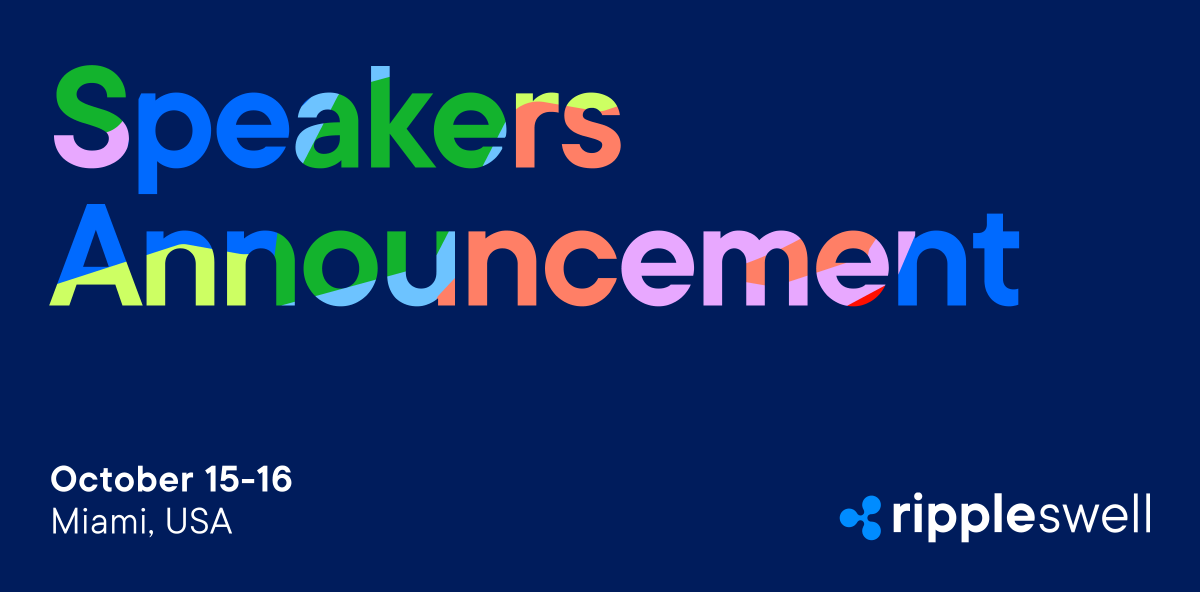 Ripple's tweet photo. Introducing the (incredible!) speaker lineup for Ripple Swell 2024 -- we're bringing together some of the most influential voices in blockchain, fintech and payments including:  
🔹 Brad Garlinghouse, CEO, @Ripple 
🔹 Superintendent Adrienne Harris, @NYDFS
🔹 Sheila Bair, Former Chair of the FDIC and Founding Chair of the Systemic Risk Council 
🔹 Francisco Maroto, Global Head of Blockchain and Digital Assets, @bbva  
🔹 Philip Martin, Chief Security Officer, @coinbase  
🔹 Tim McCourt, Senior Managing Director, Global Head, Equities, FX and Alternative Products, @CMEGroup

Get ready for an unforgettable experience and request your invite today: https://t.co/juKYBYW2eK