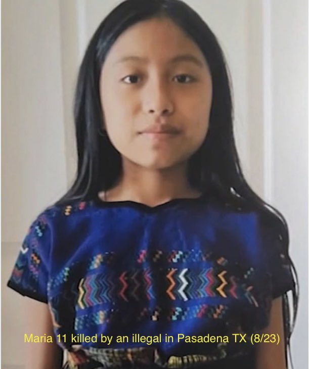 BettyeJSmith5's tweet photo. @ThickShelledEgg @Travis_4_Trump And hereโs two other little girls that were brutally attacked and died at the hands of Biden/Harris illegals. Fly High Texas Angels. Maria #Forever11 Jocelyn #Forever12
Also Brayan #Forever31 & Patricia #Forever49 murdered by an illegal as they worked at a Chick-fil-A in TX https://t.co/pAv80rb7xi