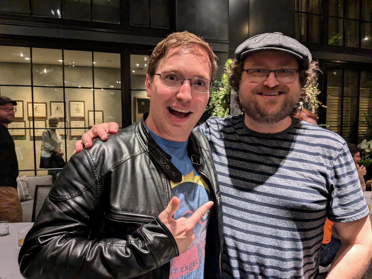 Well well, look who I ran into!

Lovely chap, as you'd expect. Maybe a little obsessed with Brussels...