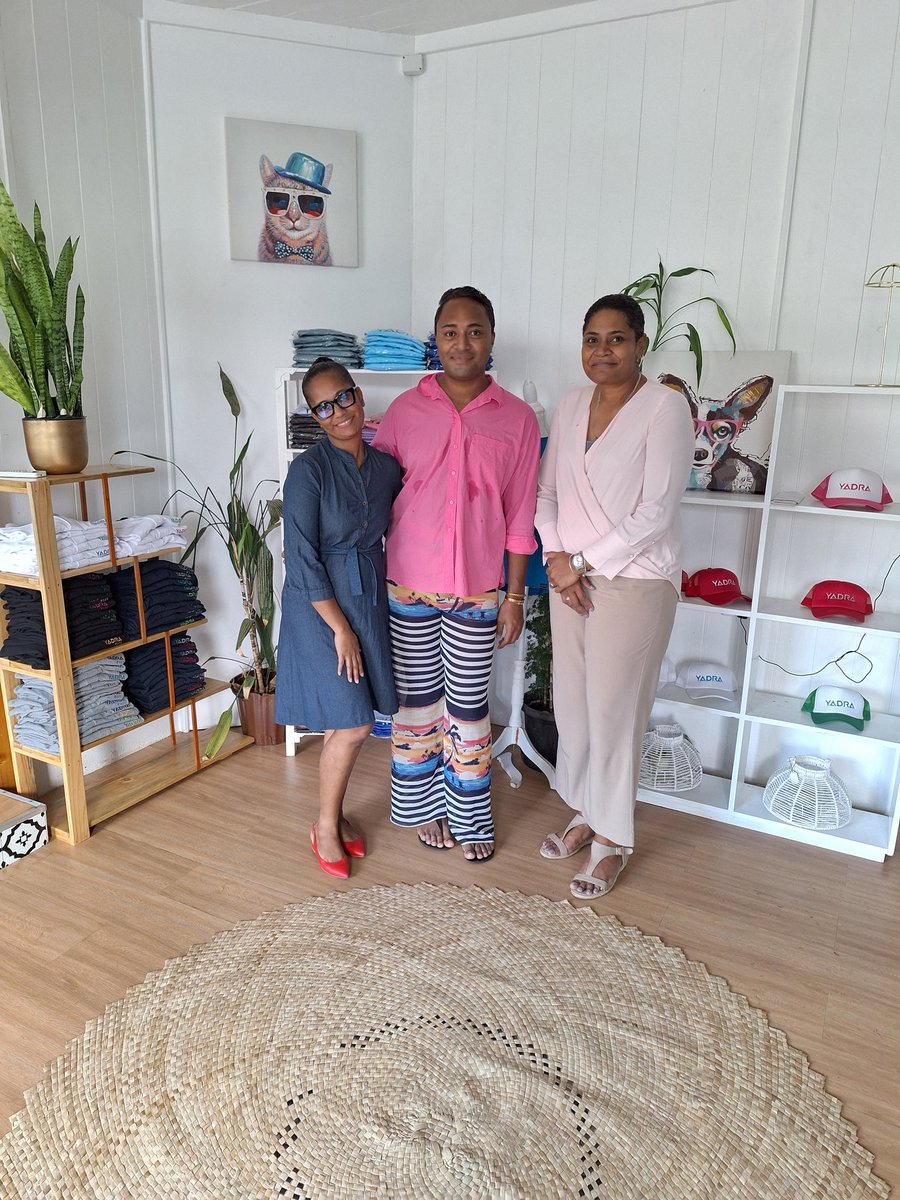Met up with the <a href="/yadra_fiji/">Y A D R A</a> team at their boutique - who will be one of the designers showing at next weeks Pier Street show by <a href="/FijiFashion/">Fiji Fashion Week</a> . If you're not doing anything on Saturday, 31 August, come check it out. It's a free show and you won't be disappointed. #OnlyInSuvaCity