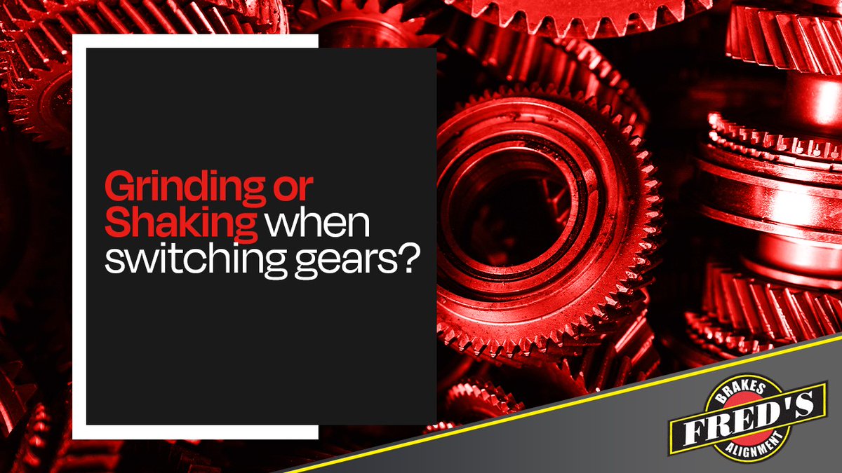 If you feel grinding or shaking when switching gears you could have an issue with your transmission! 

Visit us today
📱 (608) 784-6100
👉 fredsbrakeandalignment.com
