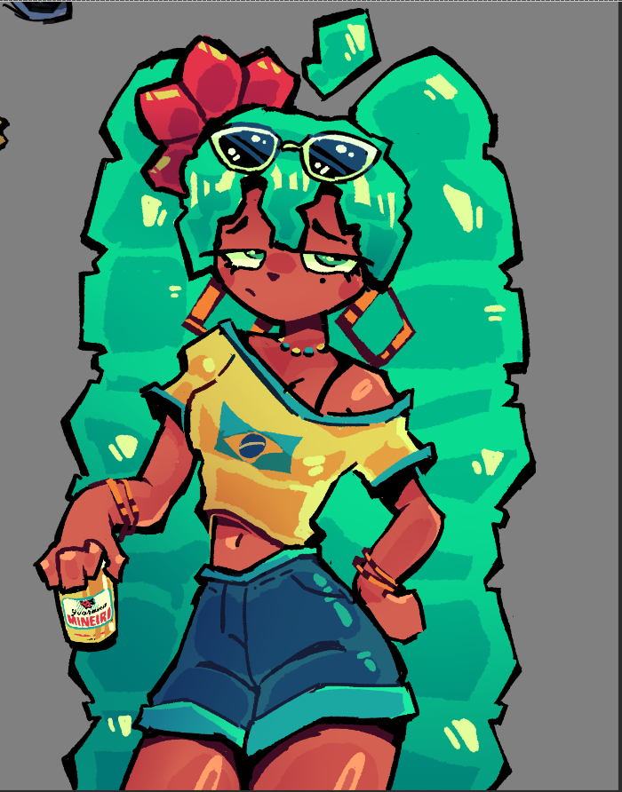 Killo_V's tweet photo. Here's my take on Brazilian Miku!!!!!!!!!
So pretty... https://t.co/fUbVvFmofu