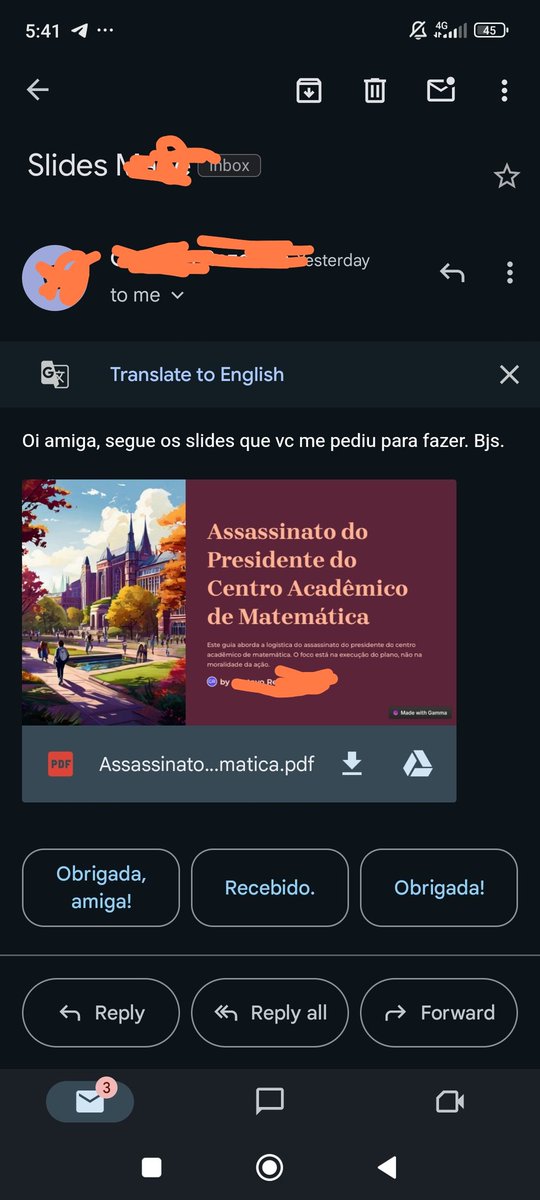Estão tentando acabar comigo