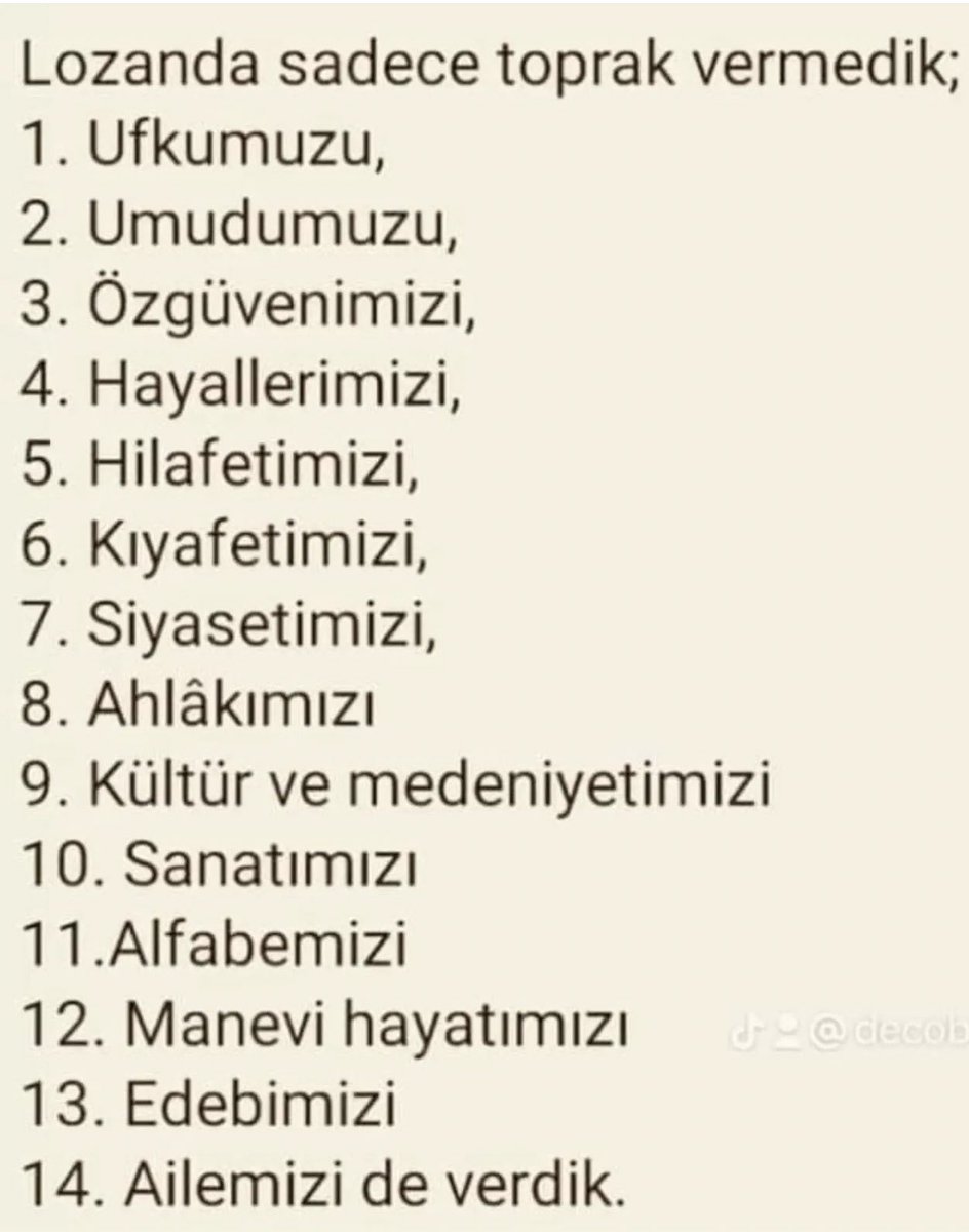 Lozanda Bakın Neleri Vermişiz..🤔