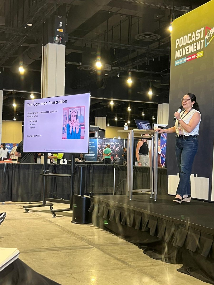 YutappHQ's tweet photo. How to transform unengaged podcast guests into everlasting advocates for podcast growth Gabriela G.Valdez at @PodcastMovement 🔥 https://t.co/8IJNPZTJqI