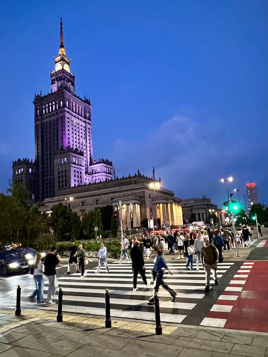 Tonight while wandering around #Warsaw Poland…