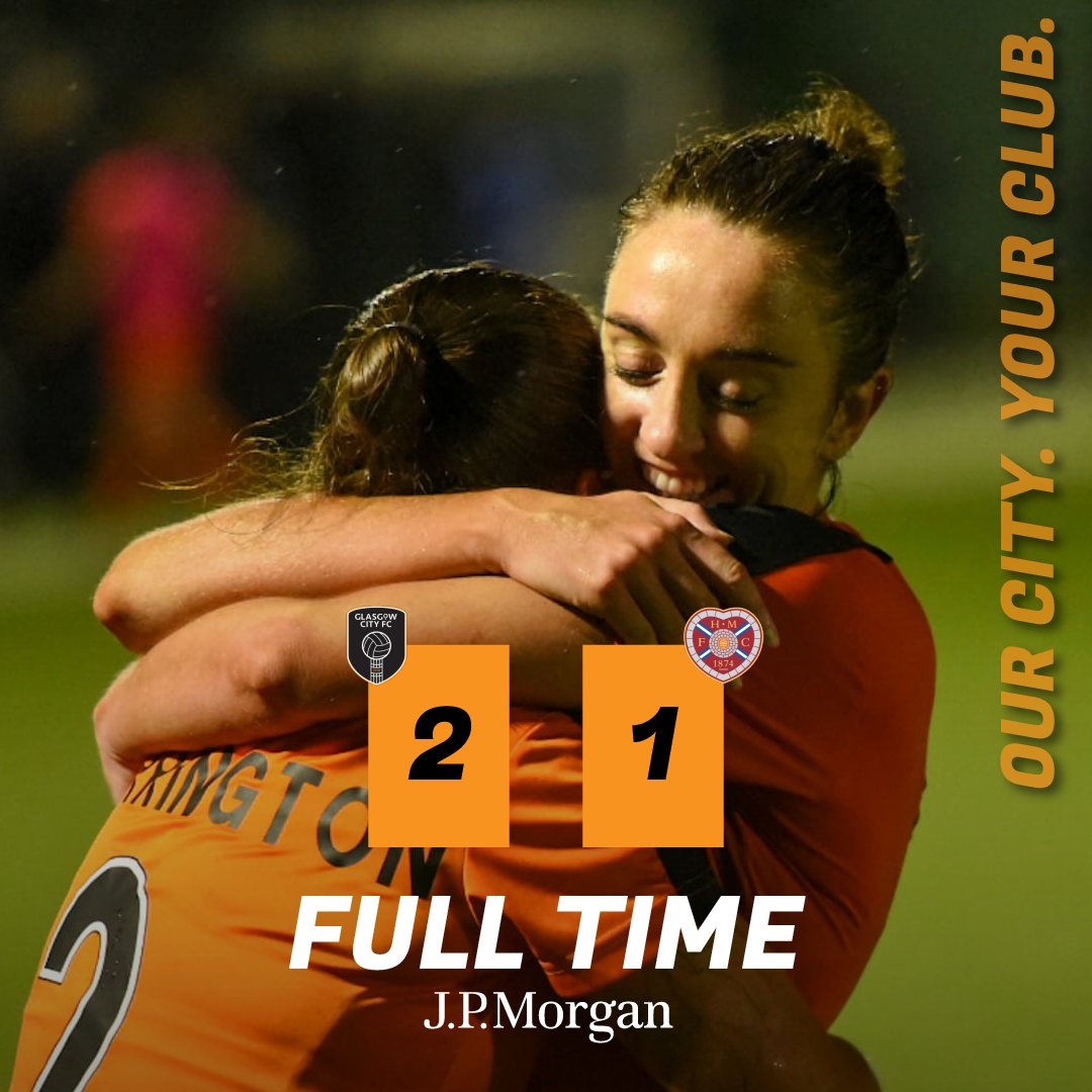 GlasgowCityFC's tweet photo. FT: Glasgow City 2-1 Hearts

A massive win for ten player City.

Amy Muir and Sofia Määttä with the goals. Next up Partick Thistle on Sunday.

#OurCityYourClub https://t.co/KxGl609meb