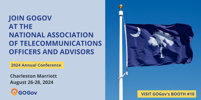 GOGovApps's tweet image. 🚀 We&apos;re heading to Charleston, SC, next week! Join GOGov at the 2024 NATOA Annual Conference as we showcase our Resident Notification solutions and Branded Mobile App. Stop by our booth to learn more! 🌟
More info: shorturl.at/7EYVp

#NATOA2024 #LocalGovTech