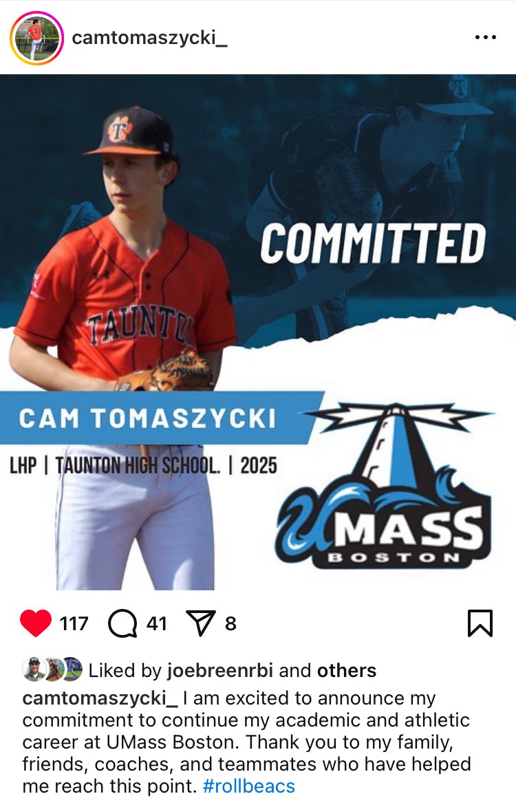 Taunton Baseball (@dirtytbaseball) on Twitter photo Congrats <a href="/CameronTomaszy3/">Cameron Tomaszycki</a> first ‘25 off the board! <a href="/BeaconsBaseball/">Beacons Baseball</a> is getting a competitor! Congrats <a href="/CameronTomaszy3/">Cameron Tomaszycki</a> first ‘25 off the board! <a href="/BeaconsBaseball/">Beacons Baseball</a> is getting a competitor!