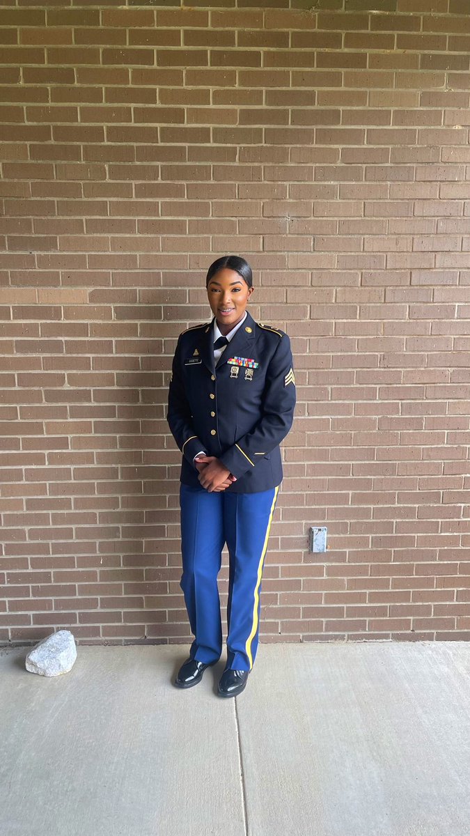 RickinaLeShaye's tweet image. Pushing 🅿️‼️ SGT (P) Godette! 🎉🙌🏾 My last, in person promotion board! Staff Sergeant on the way! #promotable #SSGotw #army #military #motivation #promotionboard
