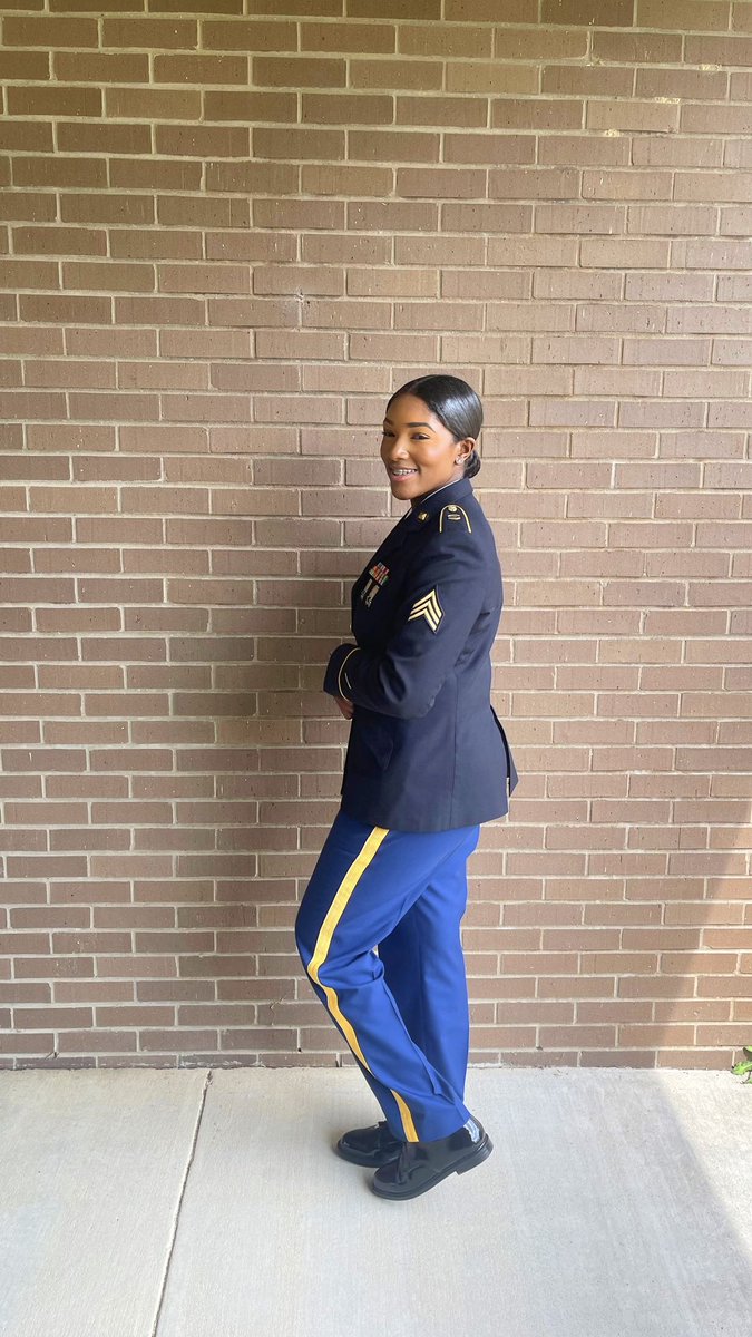 RickinaLeShaye's tweet image. Pushing 🅿️‼️ SGT (P) Godette! 🎉🙌🏾 My last, in person promotion board! Staff Sergeant on the way! #promotable #SSGotw #army #military #motivation #promotionboard