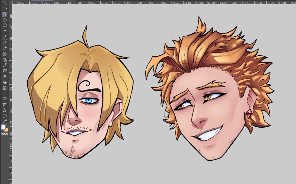 just finished Sanji n Hawks >_>