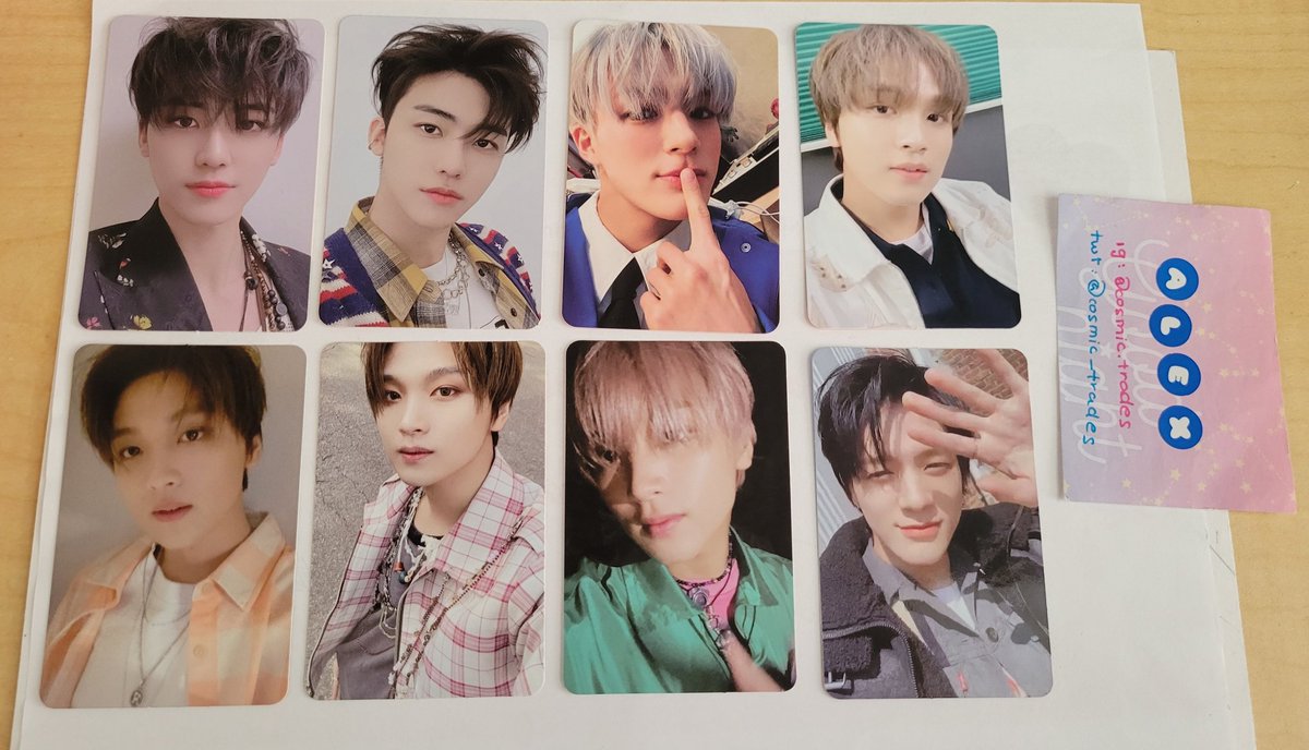 cosmic_trades's tweet photo. wts nct misc pcs
☆ $4 ea
☆ usa : $1.20 stamped, ww: $2.20 stamped
☆ pp f&amp;f only
☆ my proofs in 📌
☆ dm if interested!

@selling_nct_usa https://t.co/wHrXjH3dWX