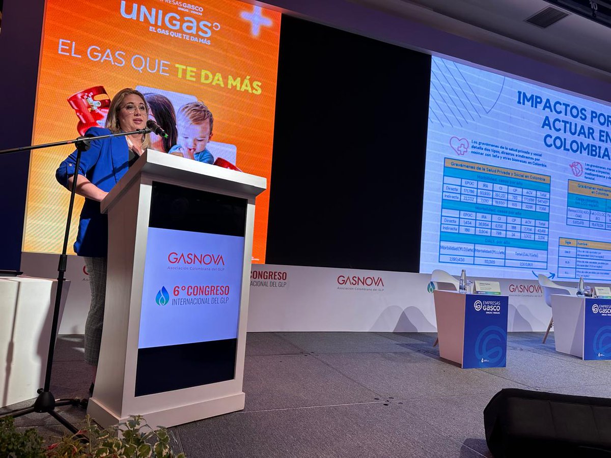GasnovaCo's tweet photo. En el 6º #CongresoGLPGasnova @SocialInnovate, CEO &amp; fundadora de GenteGas y Directora de Clean Cooking, Workd Central Kitchen, presenta su conferencia "El Gas LP como cocina limpia para salvar vidas". Aliados: @WorldLiquidGas @opis https://t.co/6MdvL6jReI