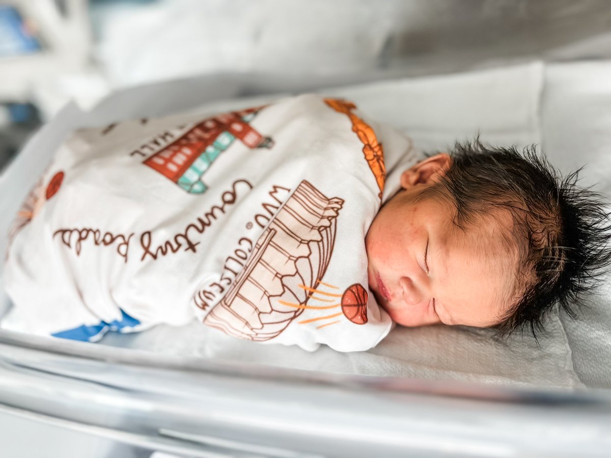 And just like that, our family is complete 🤍 CJ Gibson is home, happy and healthy and we couldn’t be more in love!