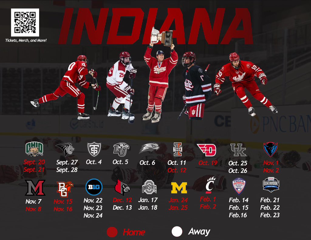 Hockey_IU's tweet photo. THE MOMENT YOU’VE BEEN WAITING FOR!

Your Indiana Hoosiers 2024-2025 schedule. Tickets will be released a week or two in advance. Can’t wait to see everyone this year! https://t.co/9MLmeQeOK9