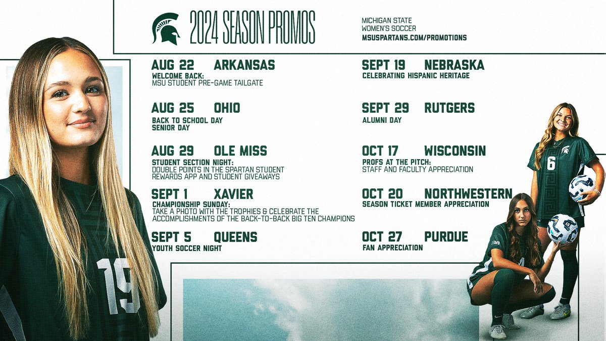 Before our home schedule starts tomorrow, check out our promotions for the 2024 season! ⤵

#GoGreen