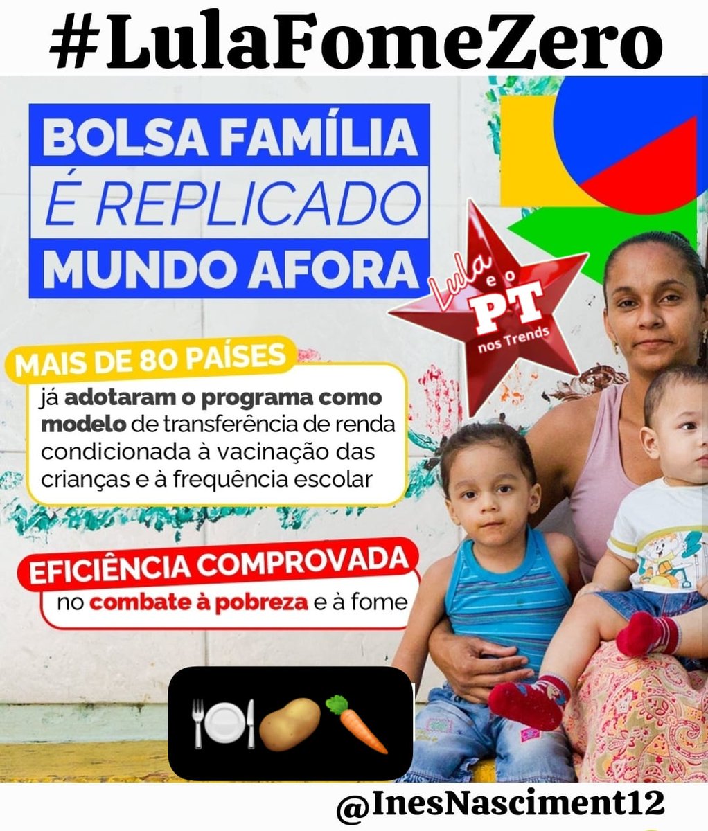 <a href="/carlosrafer/">ESTOU COM LULA, PRESIDENTE DE TODOS OS BRASILEIROS</a> <a href="/Cavalheira/">Cavalheira Esperanza 🇫🇴</a> <a href="/JOSDANIELROCHA3/">JOSÉ DANIEL ROCHA🚩🚩</a> <a href="/judemberg1/">ManoJu</a> <a href="/parasamuel/">Samuel Felix🚩</a> <a href="/izildatoliveira/">@izildaoliveira</a> <a href="/ptbrasil/">PT Brasil</a> <a href="/LulaOficial/">Lula</a> <a href="/PTnaCamara/">PT na Câmara</a> <a href="/PTnoSenado/">PT no Senado</a> <a href="/ptsaopaulosp/">PT São Paulo</a> <a href="/ptbahia/">PT Bahia</a> <a href="/PTCeara/">PT Ceará</a> <a href="/ptpernambuco13/">PT Pernambuco 🚩🌟</a> <a href="/PTRJ13/">PT-RJ</a> <a href="/ptsc/">PT_Santa Catarina</a> <a href="/PTsergipe/">PT Sergipe</a> <a href="/13PTRN/">PT Rio Grande do Norte</a> <a href="/ptamazonas_13/">PT Amazonas</a> <a href="/ptdeminas/">PT de Minas</a> <a href="/gleisi/">Gleisi Hoffmann</a> <a href="/MulheresPT/">Secretaria Nacional de Mulheres do PT</a> <a href="/LulaPTnosTrends/">Lula PT nos Trends</a> <a href="/Salaminucci/">Ana Maria</a> <a href="/augustotomanov/">Augusto Junior</a> <a href="/SabrinaPalmela/">Braun ☀️</a> <a href="/neylopesmachado/">NEY 🚩⭐</a> <a href="/prudentemarlene/">Marlene Moreira</a> <a href="/josehenriquefb/">José Henrique Fernandes Borges</a> @CiceroProfessor <a href="/PinheiroJimena/">🚩Jimena Pinheiro🚩</a> <a href="/nunesmarquesk/">Kassio Nunes Marques</a> <a href="/MinAMendonca/">André Mendonça</a> <a href="/Cristianozaninm/">Cristiano Zanin Martins</a> <a href="/FlavioDino/">Flávio Dino 🇧🇷</a> <a href="/Dry_ie/">Drica 🚩🚩</a> <a href="/ADTur_Tur/">AD Tur</a> <a href="/PradoEimar/">EP🚩🇧🇷🚩</a> <a href="/JOTACE7777/">J C</a> <a href="/bethonira/">Beth Andrade🚩🇧🇷🚩</a> <a href="/MaluNogueiraPT/">Malu Nogueira PT🚩</a> <a href="/rosaprado2003/">Rosa Prado</a> <a href="/SSachelli1/">sandra sachelli</a> Boa noite, amigo <a href="/carlosrafer/">ESTOU COM LULA, PRESIDENTE DE TODOS OS BRASILEIROS</a> !
Uma semana de muita paz a tod@s! 🙏🏽

#LulaFomeZero