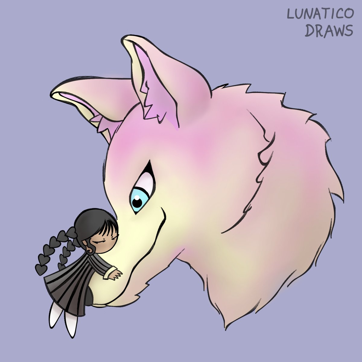 LunaticoDraws's tweet photo. Hugging her wolf gf

#wenclair #wednesdayaddams https://t.co/b3bTINxE7Y