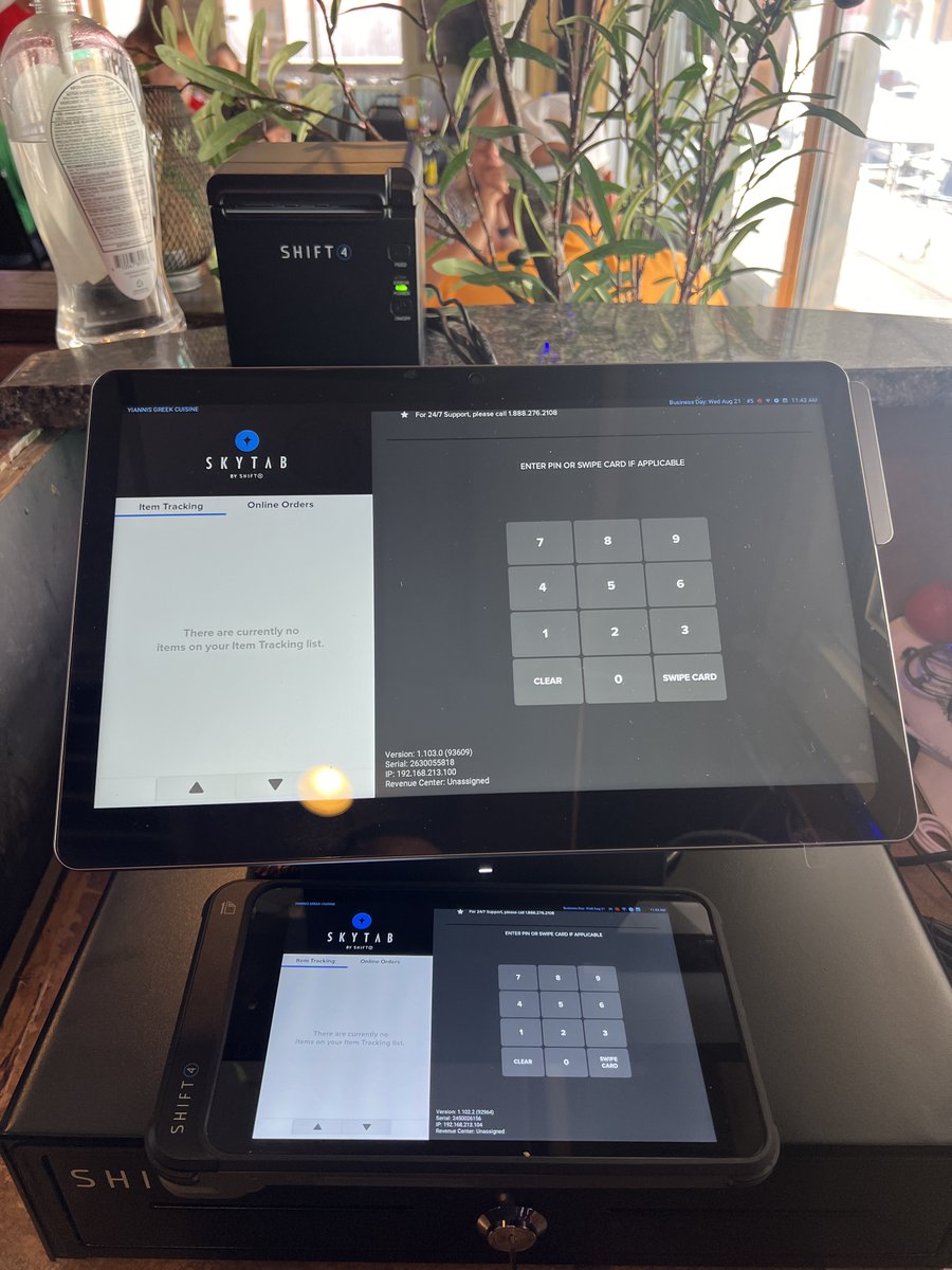 Fernando_SkyTab's tweet image. Now under new ownership YIANNIS GREEK CUISINE, with @SkyTabPOS, @Shift4 514 Dodecanese Blvd, Tarpon Springs, FL 34689, USA