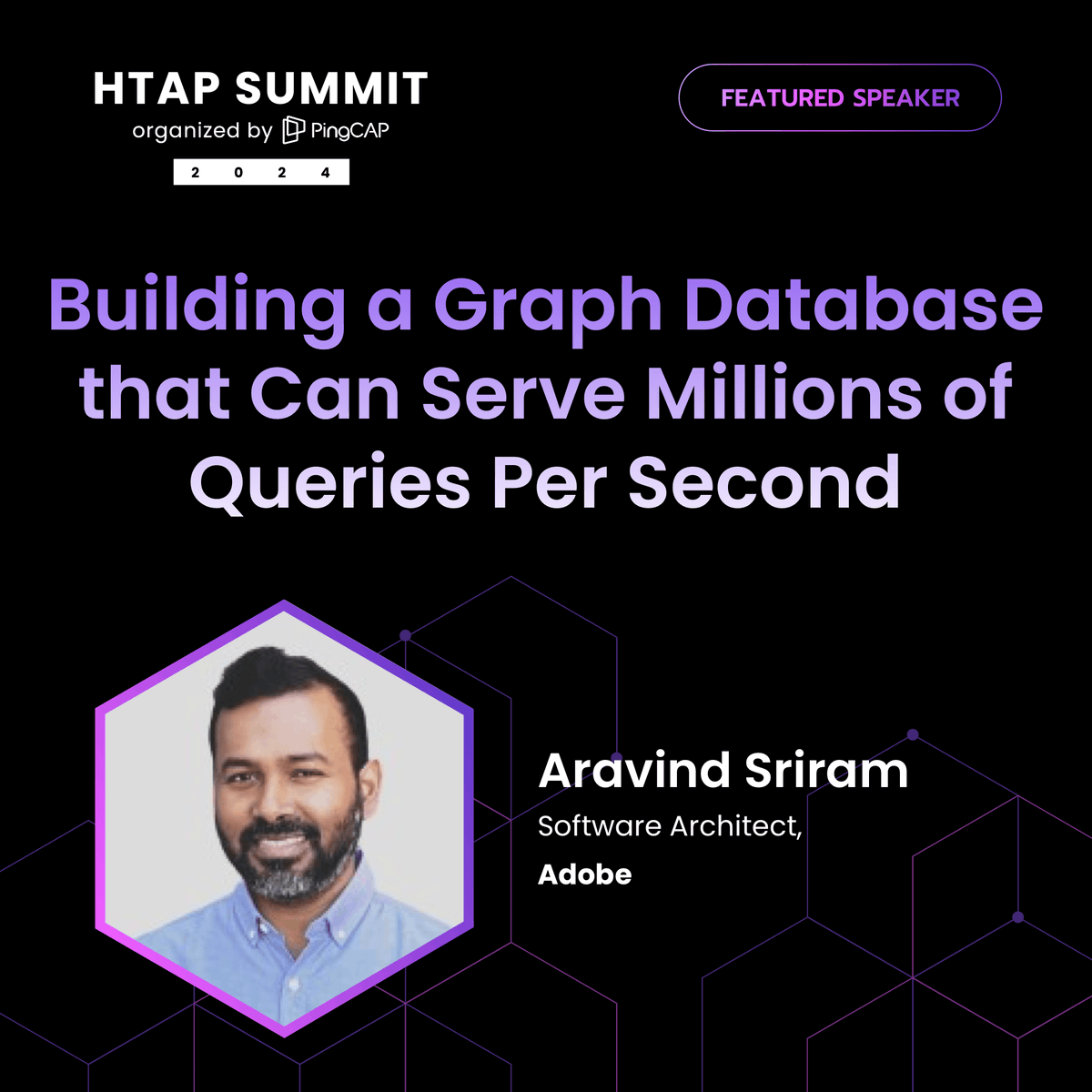 siddontang's tweet image. 🌟 HTAP SUMMIT 2024 FEATURED SPEAKER 🚀 Join Aravind Sriram, Software Architect at @Adobe, as he reveals how to build a graph database handling millions of queries per second! 📊 Learn more &amp;amp; register:

 #HTAPSummit2024 #Adobe #DatabaseScaling social.pingcap.com/u/jbo0py