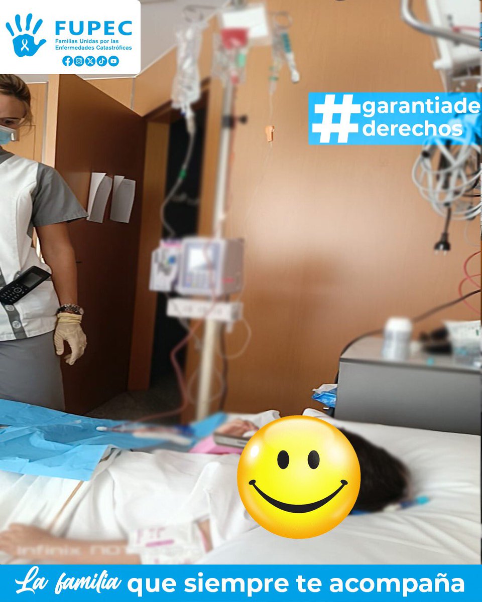 FUPECECU's tweet photo. ¡Tenemos increibles noticias!
Maria Fernanda Cabrera de Urdaneta - Loja recibio su trasplante de medula osea en Navarra - España.
FUPEC brindó apoyo y asesoria a su familia , para que su derecho a la  salud sea garantizado.
#garantiadederechos #salud #lojaecuador🇪🇨 
#fupec https://t.co/SbZuGFvXzI