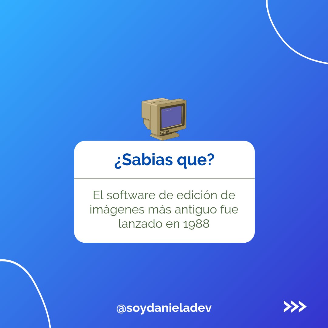 soydanieladev's tweet image. ¿Sabías que? 🤔😮❓
#Software #Tecnología #Computación #Programación #Innovación #Código #LenguajesDeProgramación #Tech #codelife #programming #programmer #code #javascript #python #html #css #dev #devlife #devcommunity #developer #development #digital #java #codelife