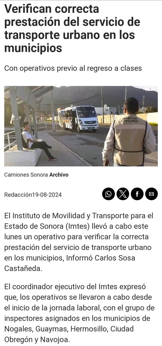 Mientras el <a href="/IMTESonora/">IMTESonora</a> realiza simulaciones de "operativos".

Esta es la realidad que enfrentamos los miles de estudiantes que ya entramos y todavía falta el otro grueso estudiantil, no se ven mejoras.
