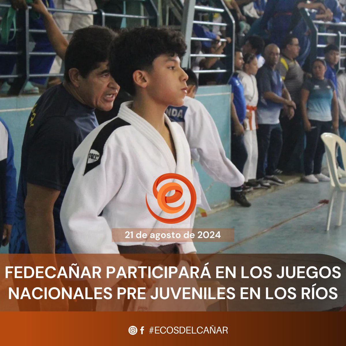 La FDC  se alista para participar en los Juegos Deportivos Nacionales Pre Juveniles, que se llevarán a cabo del 23 de agosto al 6 de septiembre en Los Ríos, la delegación del Cañar estará representada por un total de 66 deportistas, quienes competirán en nueve disciplinas.