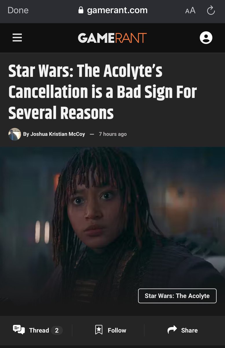 actual_Alyssa's tweet photo. We said we love this show. We HAVE the viewership and support to back it up. And we will continue to do so, even through the hate. This one should be for you, Amandla. For you, Leslye. For you, Manny. #SaveTheAcolyte #RenewTheAcolyte https://t.co/6RbNlYCFdt