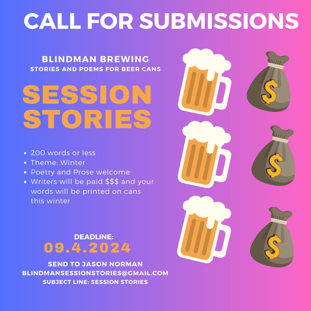 So many calls for submissions. Only so much time to watch videos of kids getting hurt on Instagram.