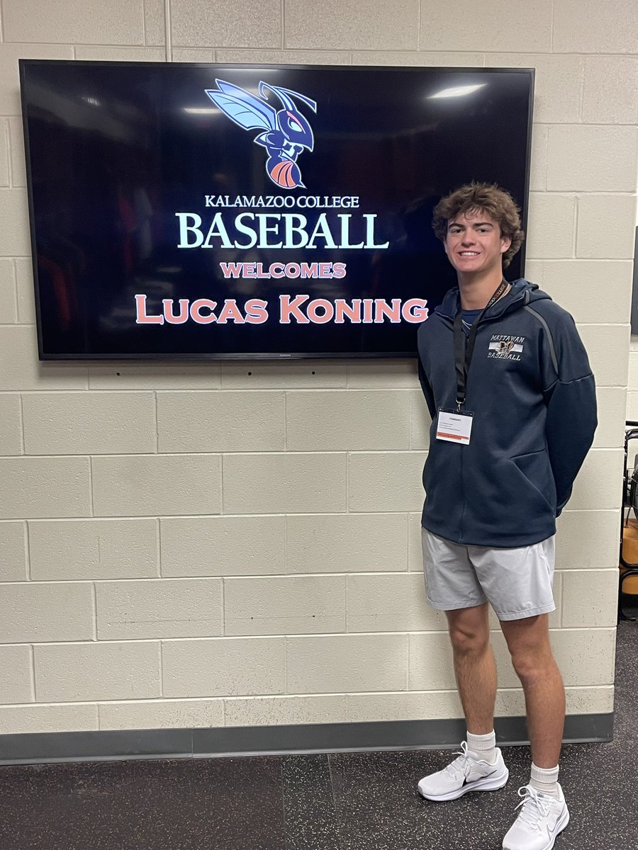 Lucas Koning (@lucaskoning2) on Twitter photo Had a great visit <a href="/kzoobaseball/">Kalamazoo College Baseball</a>. Thank you <a href="/coachott7/">Mike Ott</a> for having me out. Really enjoyed seeing the campus and learning more about the baseball program!
<a href="/MEllenbest/">Matt Ellenbest</a> <a href="/deanturpin37/">dean turpin</a> <a href="/MattawanHSBB/">Mattawan HS Baseball</a> @Michigan_Rebels Had a great visit <a href="/kzoobaseball/">Kalamazoo College Baseball</a>. Thank you <a href="/coachott7/">Mike Ott</a> for having me out. Really enjoyed seeing the campus and learning more about the baseball program!
<a href="/MEllenbest/">Matt Ellenbest</a> <a href="/deanturpin37/">dean turpin</a> <a href="/MattawanHSBB/">Mattawan HS Baseball</a> @Michigan_Rebels