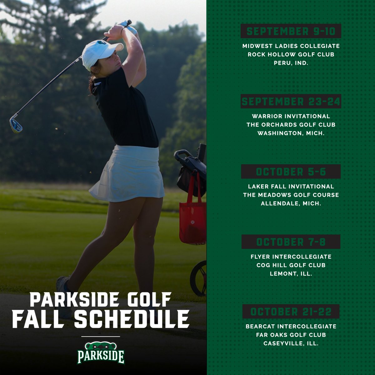 Who’s ready for fall season?! Check out where our women’s team will play this fall 🗓️🐻🏌🏻‍♀️ #defendtheden #rangerimpact