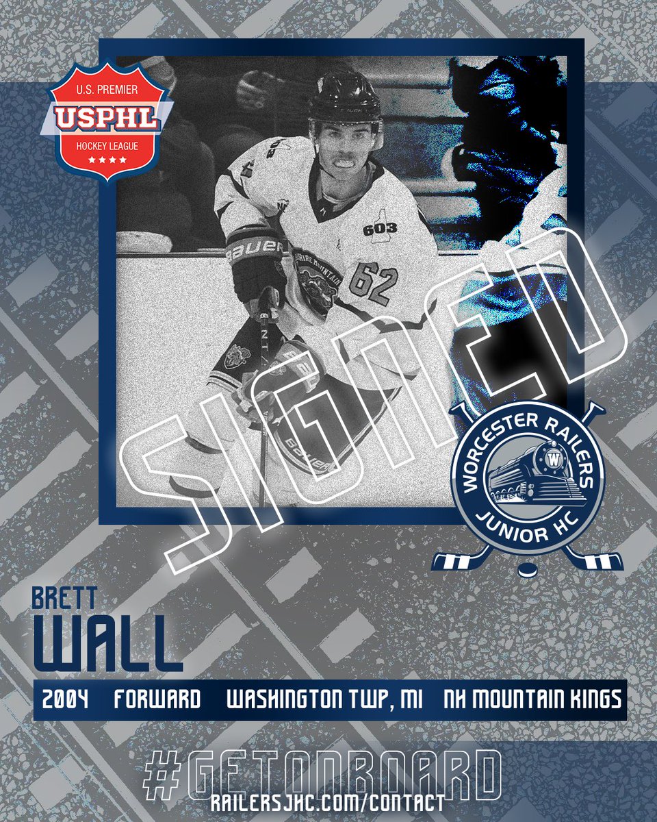 Worcester Railers JHC (@railers_jhc) on Twitter photo Welcome aboard to Brett Wall! The Michigan native comes as an experienced player with NAHL and NCDC games on his resume. He is a welcome addition to our NCDC team
<a href="/NCDCJrHockey/">NCDC Hockey</a>
#GetOnBoard Welcome aboard to Brett Wall! The Michigan native comes as an experienced player with NAHL and NCDC games on his resume. He is a welcome addition to our NCDC team
<a href="/NCDCJrHockey/">NCDC Hockey</a>
#GetOnBoard