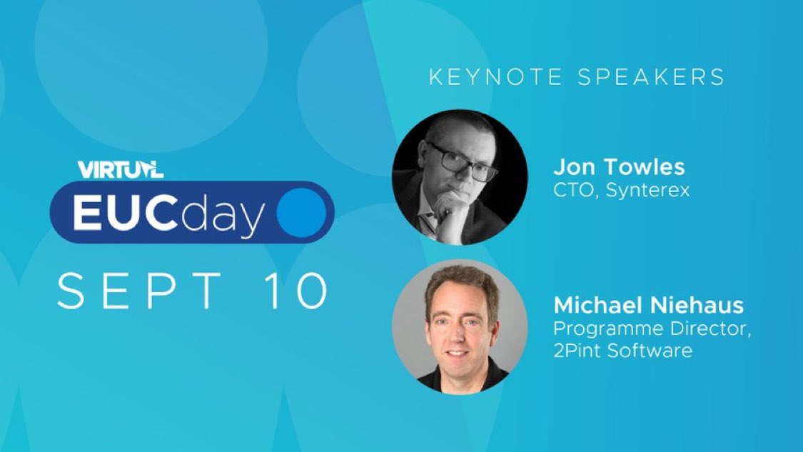 m0bilej0n's tweet image. Thrilled to announce myself and the incomparable @mniehaus will be giving the #KeyNote at #EUCDay with the artisan crafting of @Windows #provisioning, #userexperience, and security best practices!  @vexpert #MVPBuzz #EUC2024 #VMUG
Sign up now:
my.vmug.com/eventapi__rout…