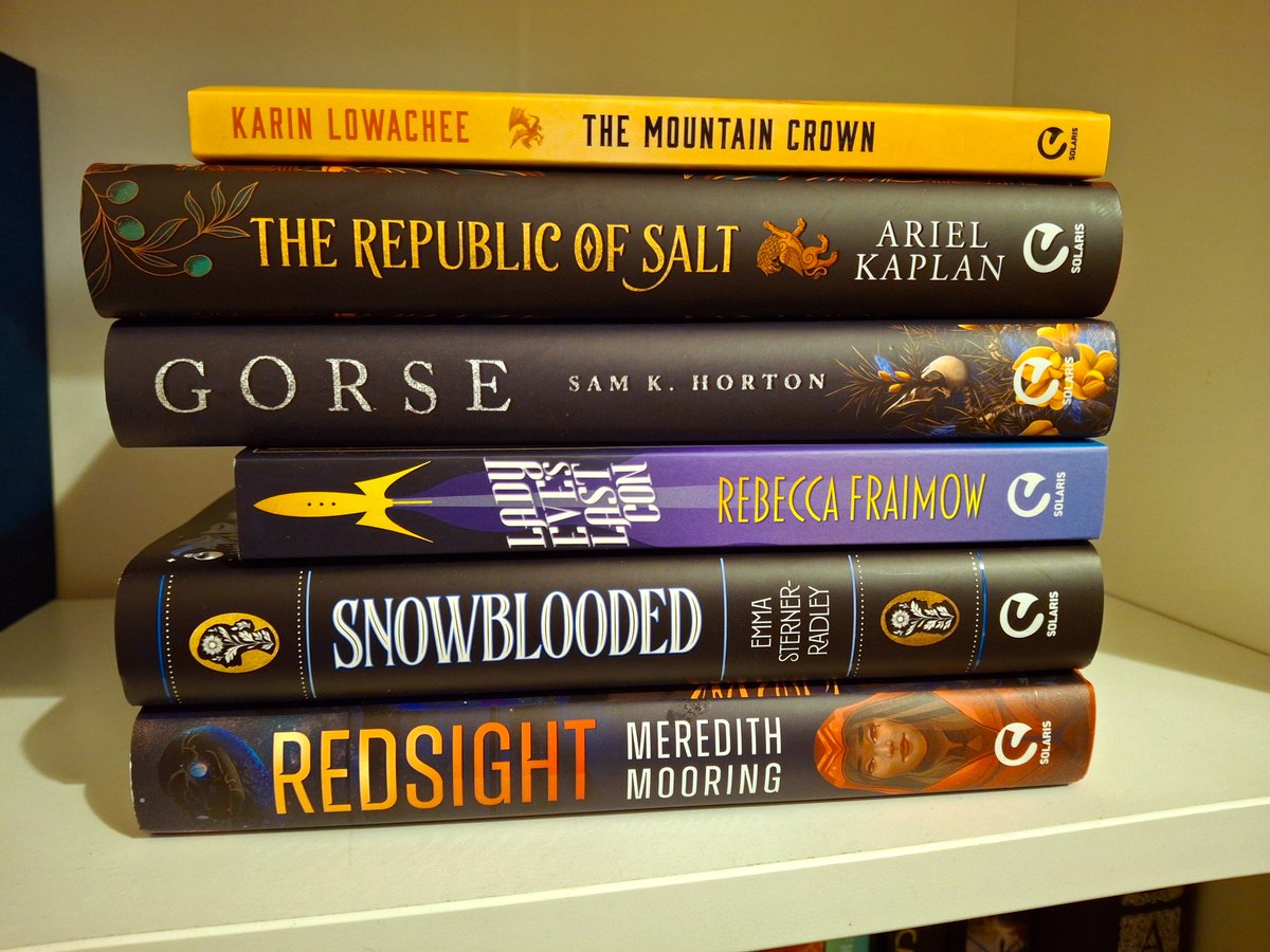 Hooray, all the titles I acquired/edited in 2024 have gone to print! I'm so proud to work with such amazing authors!