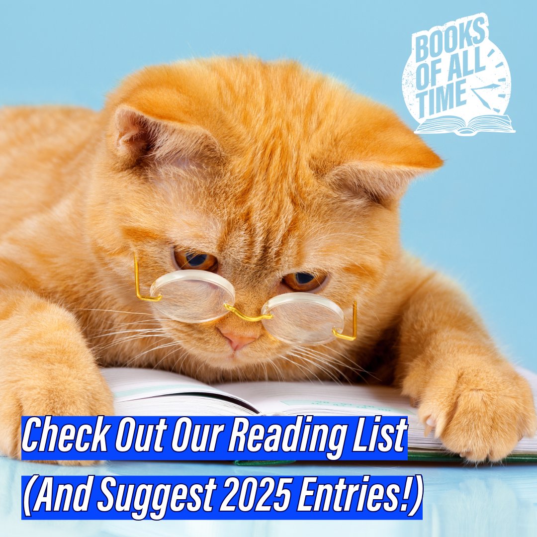 booksofalltime's tweet photo. Have you seen our reading list? Check out the works we'll be covering, find episodes and transcripts, and make your suggestions for next year's list in the comments! πππ
https://t.co/9e4wrpOmgN
#books #amreading #podcast #greatbooks #booksofalltime https://t.co/vQWEpTjtGj
