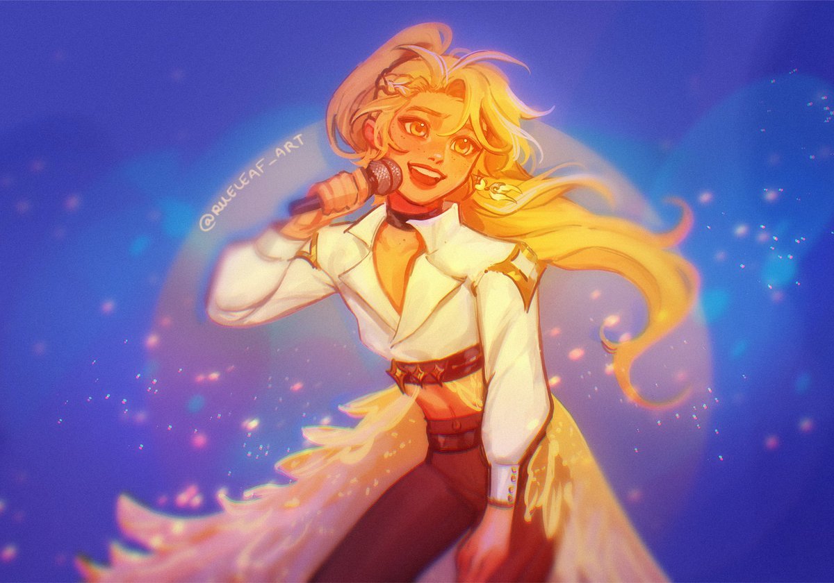 rueleaf_art's tweet image. #aether_week2024 Day 2: Idol

Idol Aether is ready to sing for all his fans✨