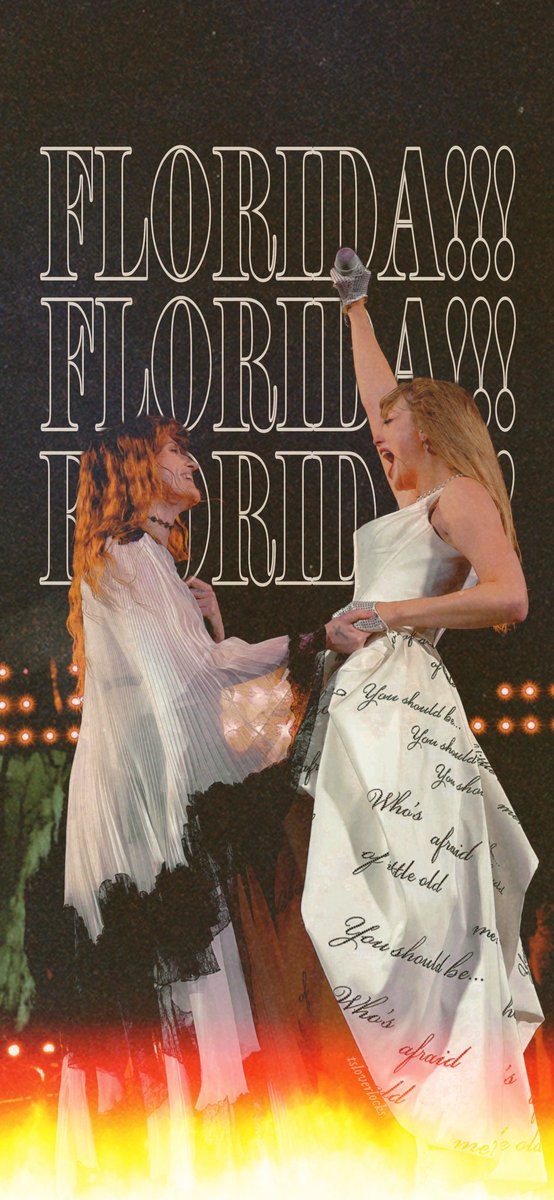 Free Taylor Swift Lock Screen

Florida!!! Live at #TSTheErasTour #TSTheErasTourLondon featuring Florence Welch of Florence + the Machine

please retweet and like if you save -z🤍