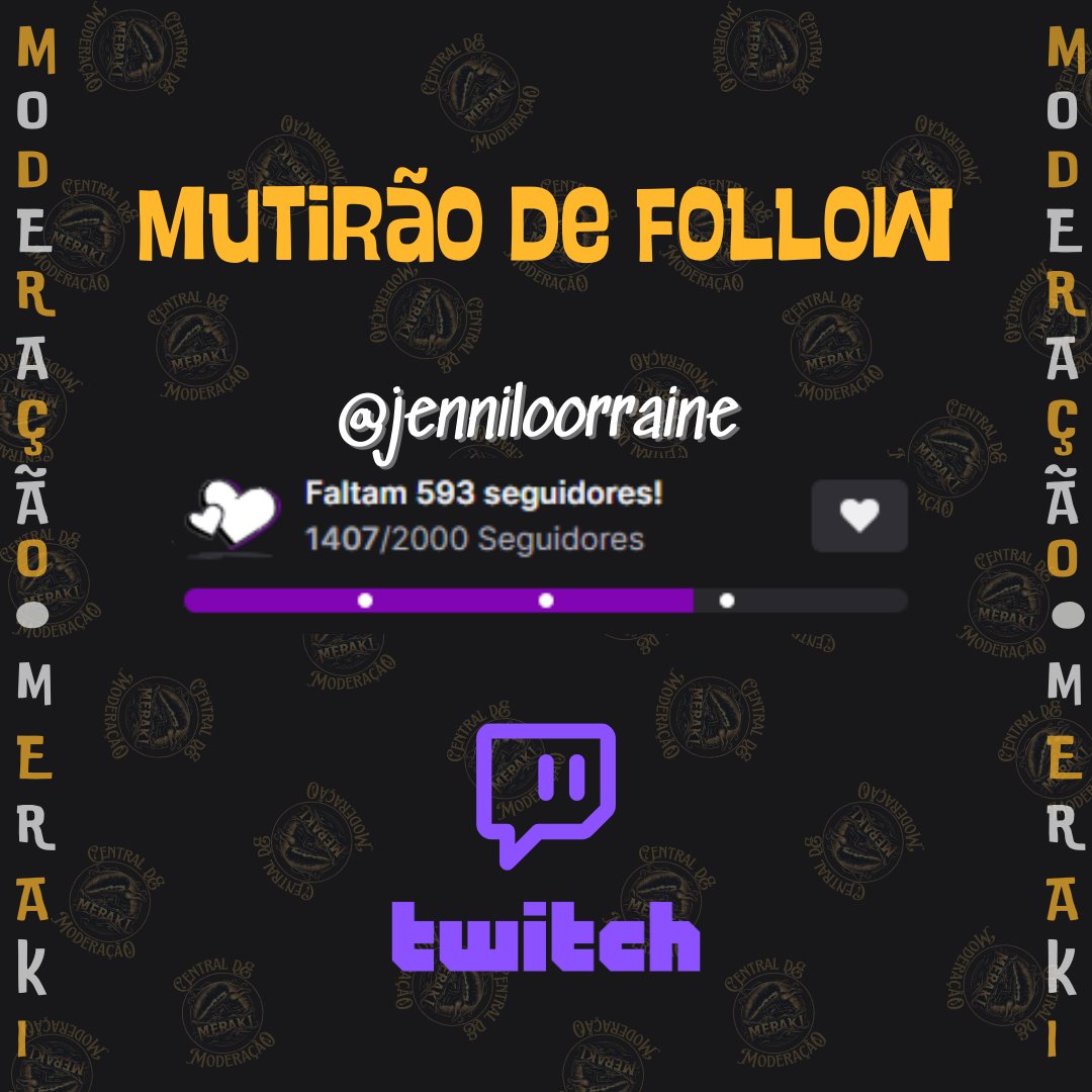 ModeracaoMeraki's tweet photo. 🖤 MUTIRÃO DE FOLLOW 💛
https://t.co/M6XMtvZxz5 
https://t.co/M6XMtvZxz5 
https://t.co/M6XMtvZxz5 https://t.co/fr44eUXSDT