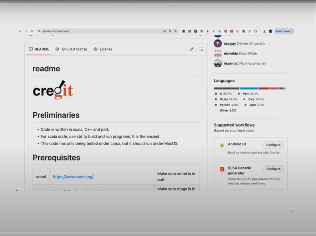 ProjectElisa's tweet photo. Unlock Cregit, a set of tools that permits the traceability of each token of the source code of a git repository, with Professor Daniel German. Check out the #blog & video from the latest #ELISASeminar: https://t.co/7uDFFjEkgp #OpenSource @ProjectELISA #ElisaProject #linux https://t.co/aGQqH9bHVZ