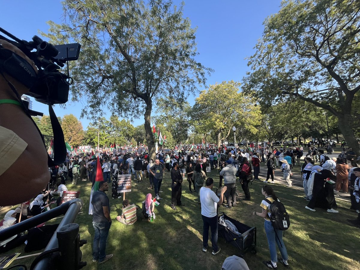“Our vote is our power in democracy”

Jill Stein at the protest in Union Park.
