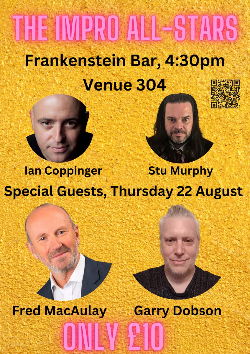 Ian Coppinger (@iancoppinger) on Twitter photo Your last chance to see <a href="/fredmacaulay/">Fred MacAulay</a> gigging with us this year at <a href="/edfringe/">Edinburgh Festival Fringe</a> alongside Gerry Dobson & <a href="/StuartJayMurphy/">Stu Murphy</a> TICKETS tickets.edfringe.com/whats-on/impro… Your last chance to see <a href="/fredmacaulay/">Fred MacAulay</a> gigging with us this year at <a href="/edfringe/">Edinburgh Festival Fringe</a> alongside Gerry Dobson & <a href="/StuartJayMurphy/">Stu Murphy</a> TICKETS tickets.edfringe.com/whats-on/impro…