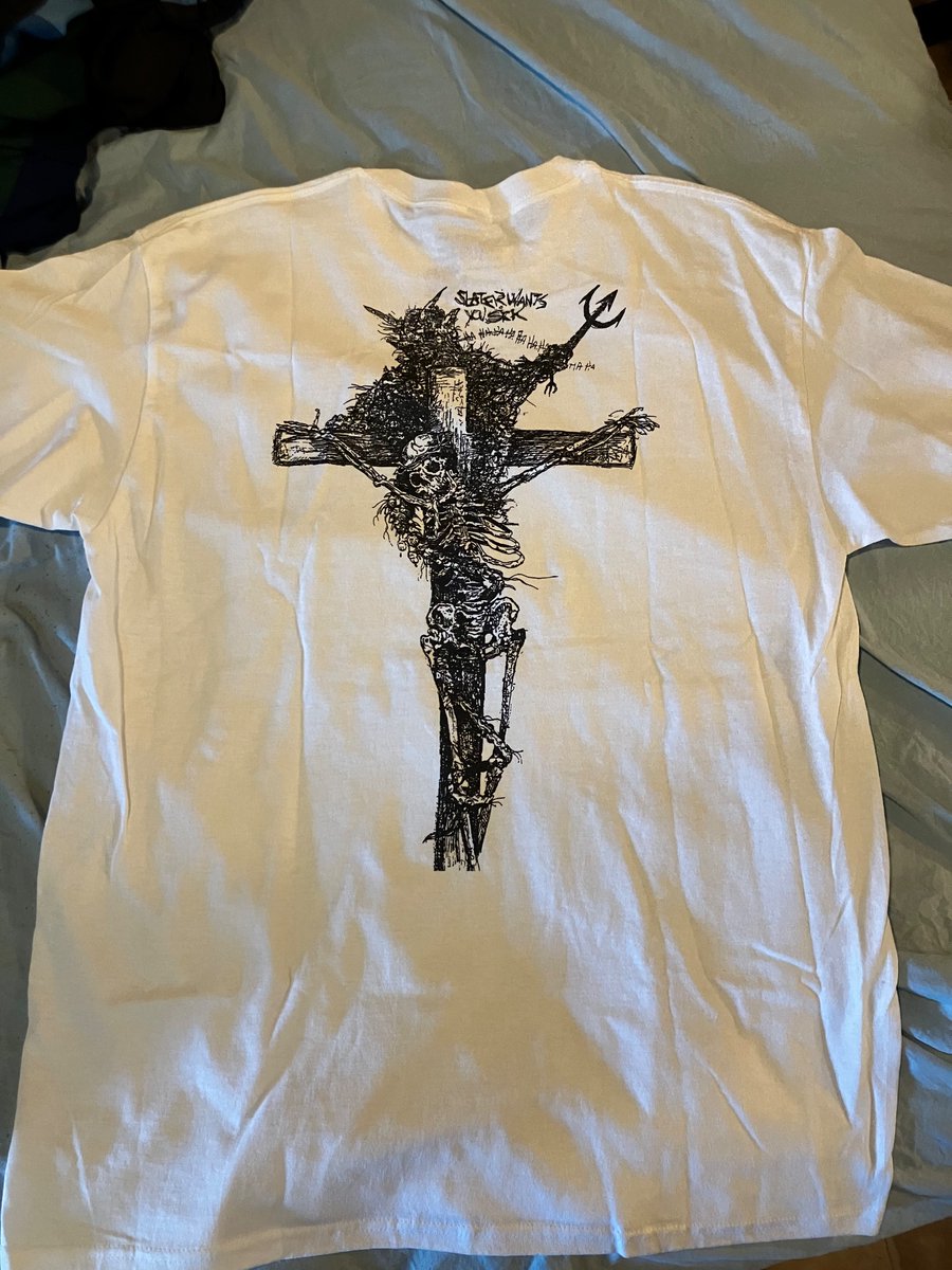 FontoSmoke's tweet photo. @SlatersShit new shirt just came in the mail thank you brotha @spencerlater such a sick shirt 
🐸
👔 https://t.co/ilXBB8pFdd
