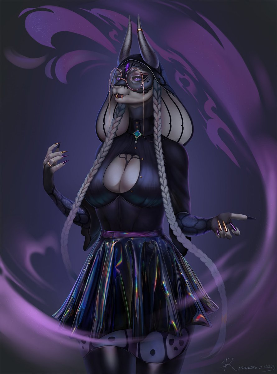 Rinamoru's tweet photo. @serpentlingrimm Thank you so much for hosting! 🖤💜 https://t.co/zIu41iUDdM