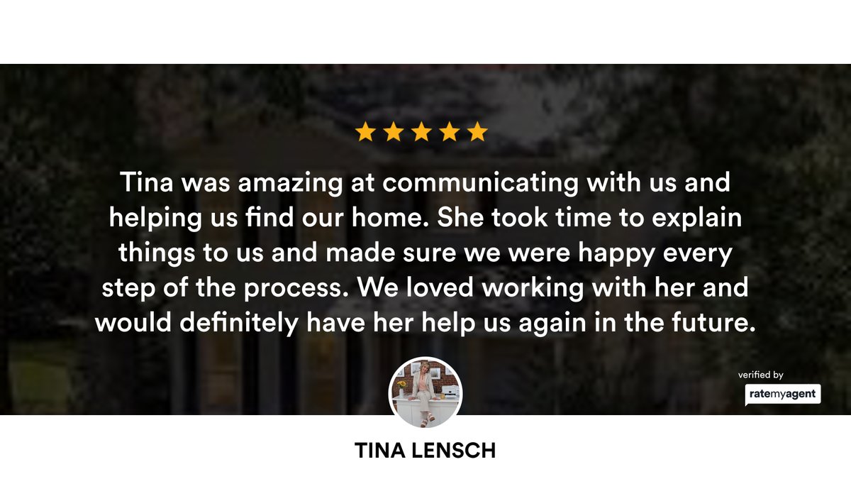 ur4LifeRealtor's tweet photo. My latest RateMyAgent review in Greenwood.
 17432
https://t.co/xj84kMl5Iq

...
#ratemyagent #realestate #eXp_Realty https://t.co/xI4X5xTaOE