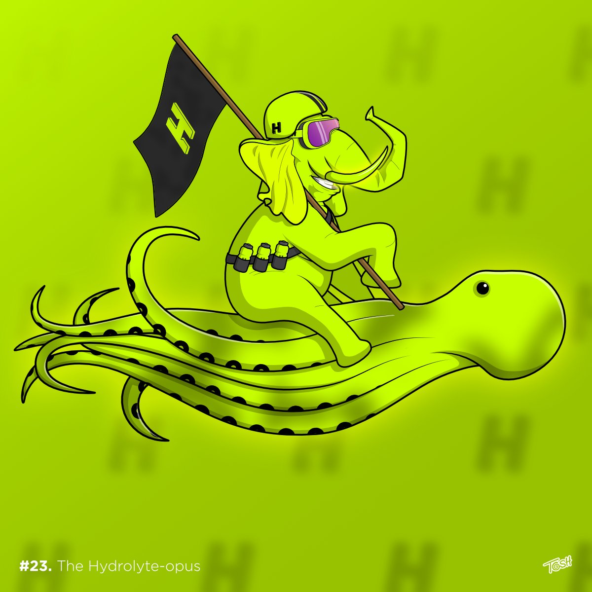 New custom, who dis? 🚤✨

Meet the Hydrolyte-opus, a splash of speed on #TheReef! 🌊💨

🎨 Art at its finest by <a href="/art_tosh/">Tosh┃International Walrus Racing</a>!

#OceanRacingLeague #Hydrolyte #ORLCustomRacer #Giveaway