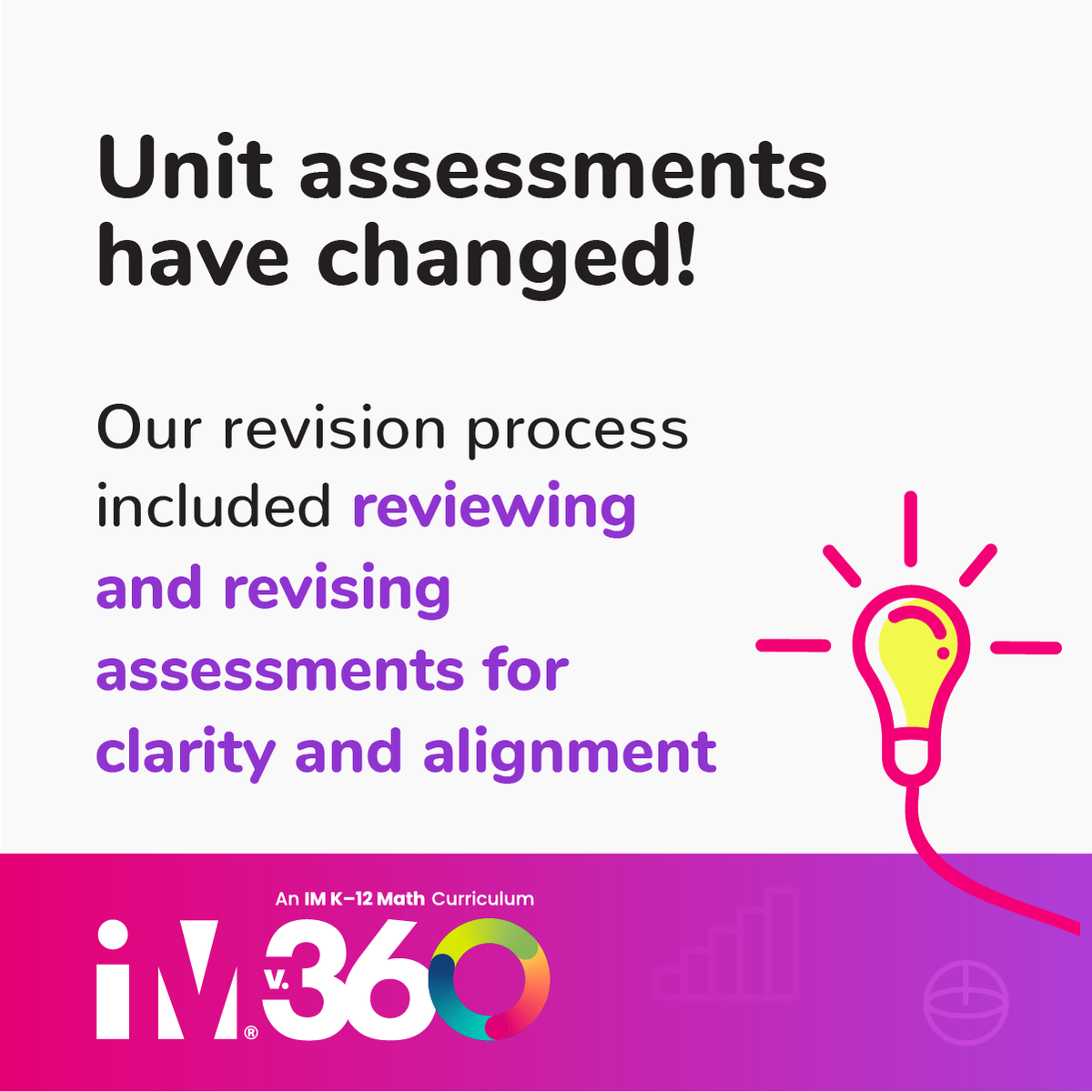 IllustrateMath's tweet photo. 📣 Curriculum Changes Across Grades: Will Unit Assessments Change?
New features include:
✅ Checkpoint Guidance in K-5
✅ Section Level Checkpoint Assessments in 6-12
🔗 Learn more at: https://t.co/G9ywDNIB1D
#IMv360 #LearnWithIM #MathEducation #CurriculumUpdates https://t.co/MpCiWKb6tg
